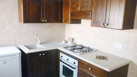 Comfort Apartment, 1 Bedroom | Private kitchen | Full-size fridge, oven, stovetop, espresso maker