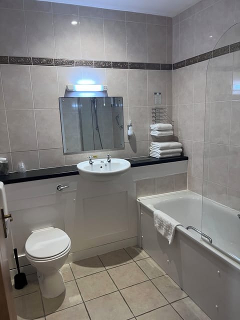 Superior Double Room | Bathroom | Combined shower/tub, free toiletries, hair dryer, towels