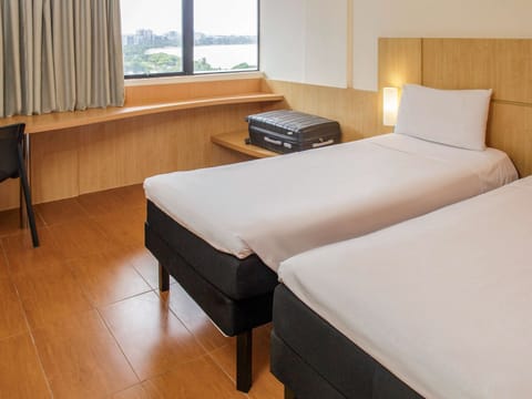 Standard Room, Multiple Beds | In-room safe, desk, free WiFi, bed sheets