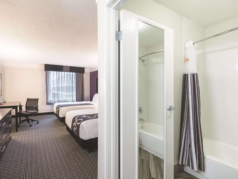 Room, 2 Double Beds, Non Smoking | Premium bedding, pillowtop beds, desk, laptop workspace