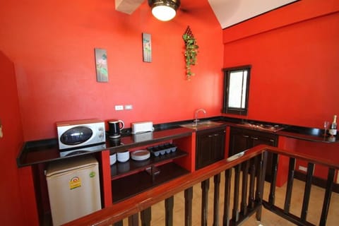 Villa, 3 Bedrooms | Private kitchenette | Fridge, microwave, stovetop, coffee/tea maker