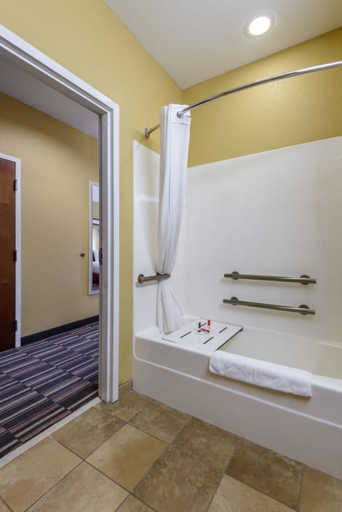 Standard Room, 2 Queen Beds, Accessible | In-room safe, blackout drapes, free WiFi, bed sheets