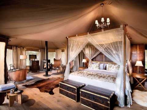 Luxury Tent | Egyptian cotton sheets, premium bedding, down comforters, free minibar