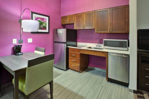 Suite, 1 Bedroom, Non Smoking | Private kitchen | Full-size fridge, microwave, stovetop, dishwasher