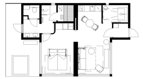 Sky View Cabin Ultimate | Premium bedding, minibar, soundproofing, free cribs/infant beds