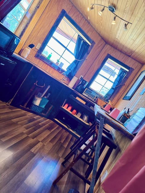 Wild Bill's Hideout | Private kitchenette | Microwave, stovetop, coffee/tea maker, toaster