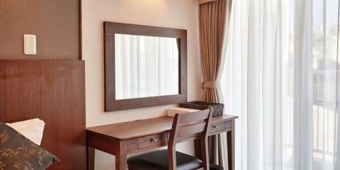 (Condominium Type) Twin Room A | Blackout drapes, free WiFi, bed sheets, wheelchair access