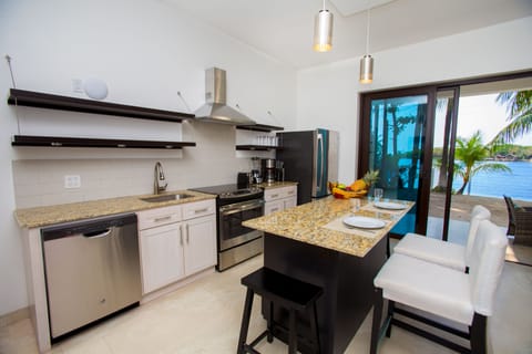 Condo, 1 Bedroom | Private kitchen | Fridge, microwave, oven, dishwasher