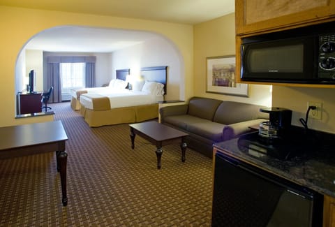 Suite, 2 Queen Beds (Additional Living Area) | In-room safe, desk, iron/ironing board, free cribs/infant beds