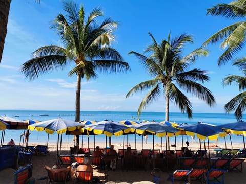 Beach nearby, water skiing