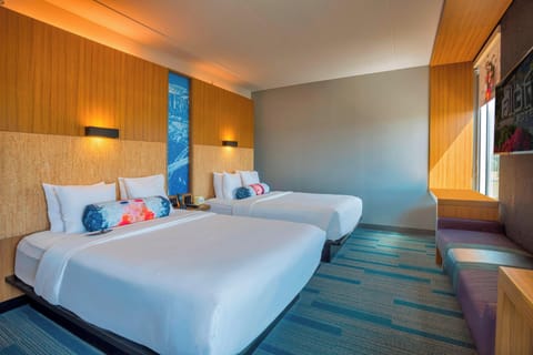 Room, 2 Queen Beds | Premium bedding, desk, blackout drapes, iron/ironing board