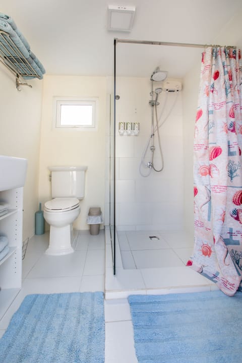 Suite, 2 Bedrooms | Bathroom | Shower, rainfall showerhead, hair dryer, towels