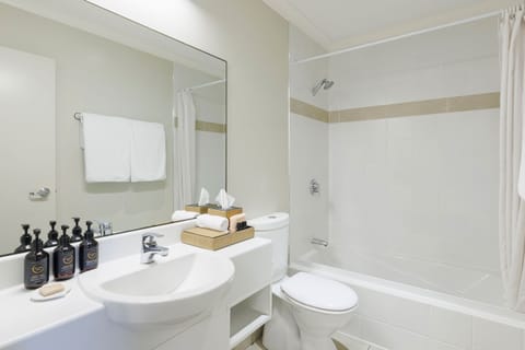 King Apartment | Bathroom | Shower, free toiletries, hair dryer, towels