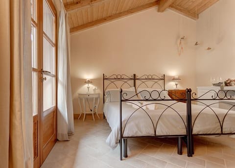 Premium bedding, desk, laptop workspace, free WiFi