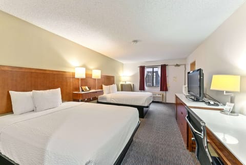 Deluxe Room, 2 Queen Beds, Non Smoking (Pet-Friendly) | In-room safe, desk, blackout drapes, iron/ironing board