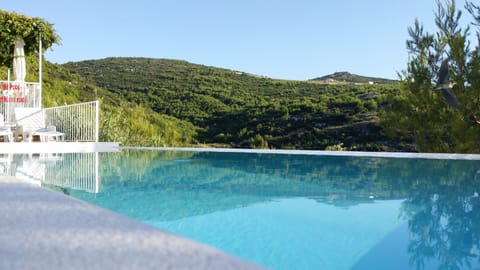 Outdoor pool, an infinity pool, open 8:00 AM to 9:00 PM, free cabanas