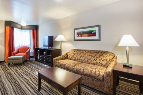 Suite, 1 King Bed | Pillowtop beds, in-room safe, desk, blackout drapes