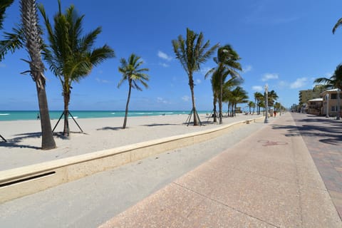 On the beach