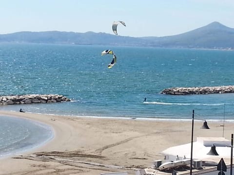 Beach nearby, white sand