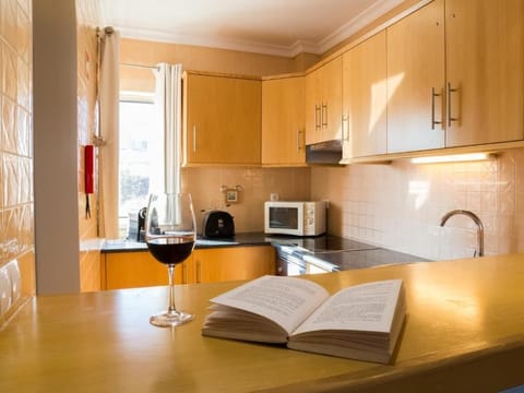 Standard Apartment, 1 Bedroom, Balcony, City View | Private kitchen | Full-size fridge, microwave, oven, stovetop