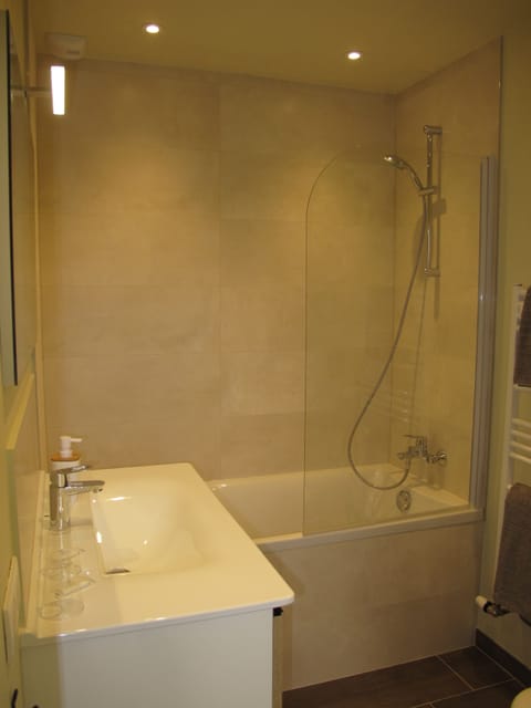 Free toiletries, hair dryer, towels, soap