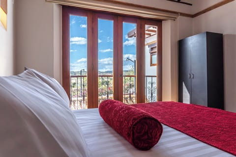 Classic Double Room, 1 Queen Bed | Balcony view