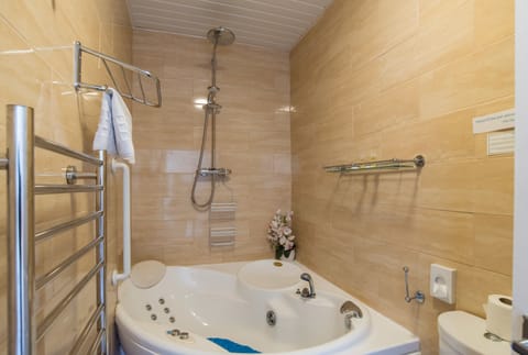 Deluxe Room | Bathroom | Free toiletries, hair dryer, towels