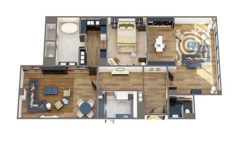 Metropolitan One Bedroom Suite | Frette Italian sheets, premium bedding, down comforters, pillowtop beds