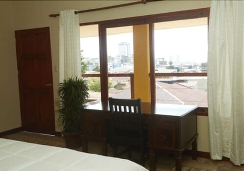 Panoramic Penthouse, 1 King Bed, Balcony | In-room safe, desk, free WiFi, bed sheets