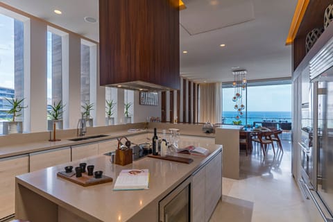 Ocean View 3 Bedroom Residence | Private kitchen | Coffee/tea maker