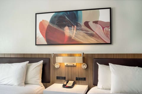 In-room safe, desk, laptop workspace, blackout drapes