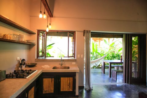 Villa, 2 Bedrooms, Kitchen, Pool View | Private kitchen | Full-size fridge, stovetop, cookware/dishes/utensils