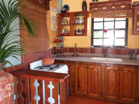 Honeymoon Villa, 1 King Bed, Private Pool, Sea View | Private kitchen | Full-size fridge, microwave, oven, stovetop