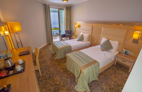 Standard Double or Twin Room, 1 Double or 2 Twin Beds, Sea View | Minibar, in-room safe, desk, free WiFi