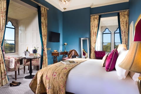 Luxury Castle Bedroom | In-room safe, individually decorated, individually furnished, desk
