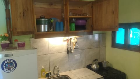 Family Cabin, 2 Bedrooms | Private kitchen | Full-size fridge, oven, stovetop, rice cooker