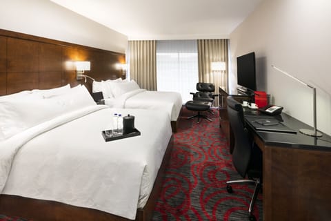 Premium Room, 2 Queen Beds | Premium bedding, down comforters, memory foam beds, in-room safe