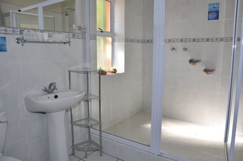 Family Room, Ground Floor | Bathroom | Shower, free toiletries, hair dryer, towels