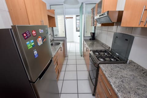 Deluxe Apartment, 2 Bedrooms, Ocean View, Oceanfront | Private kitchen | Fridge, microwave, oven, stovetop