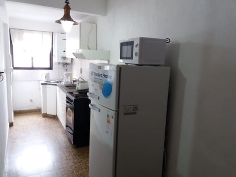 Comfort Apartment, 1 Bedroom, City View | Private kitchen | Full-size fridge, microwave, oven, stovetop