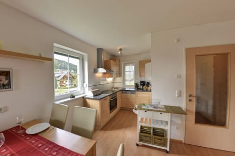 Apartment (1 & 3 House 33a) | Private kitchen | Fridge, microwave, oven, stovetop