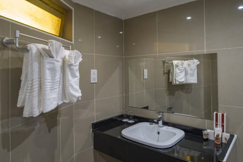 Standard Double Room | Bathroom | Separate tub and shower, bathrobes, towels