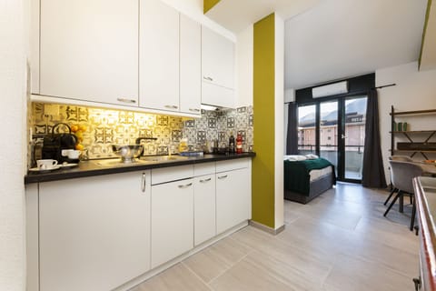 Comfort Studio, Annex Building | Private kitchen | Fridge, microwave, stovetop, coffee/tea maker