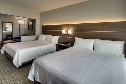 Suite, 2 Queen Beds | In-room safe, desk, blackout drapes, iron/ironing board