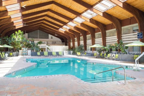 Indoor pool, seasonal outdoor pool