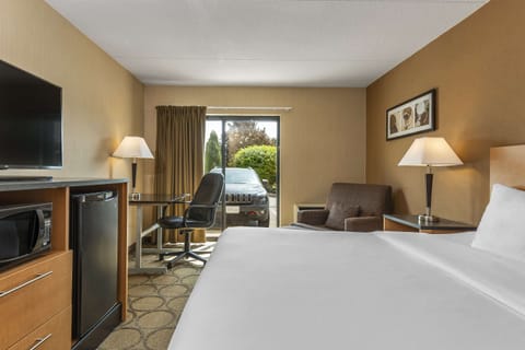 Deluxe Room, 1 King Bed with Sofa bed, Refrigerator & Microwave, Ground Floor | View from room