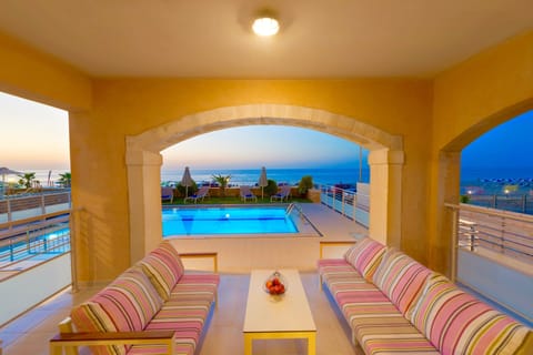 Villa, 6 Bedrooms, Private Pool, Beachfront | Balcony view