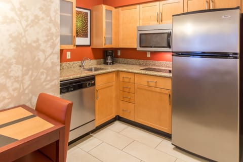 Suite, 1 Bedroom, Non Smoking | Private kitchen | Fridge, microwave, stovetop, dishwasher