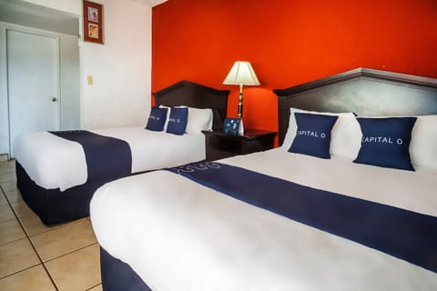 Standard Room, 2 Double Beds, Ocean View | Desk, blackout drapes, free WiFi, bed sheets