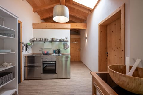 Panoramic Apartment, 2 Bedrooms, Terrace, Mountain View | Private kitchen | Fridge, oven, stovetop, dishwasher